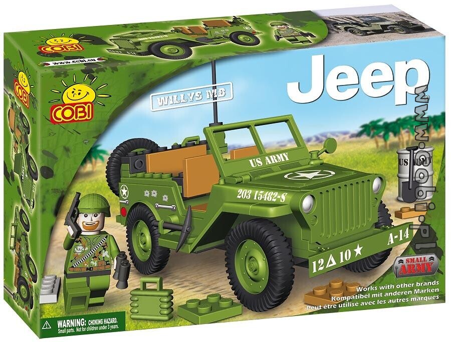[Produkt archiwalny] Jeep Willys MB Klocki dla dzieci